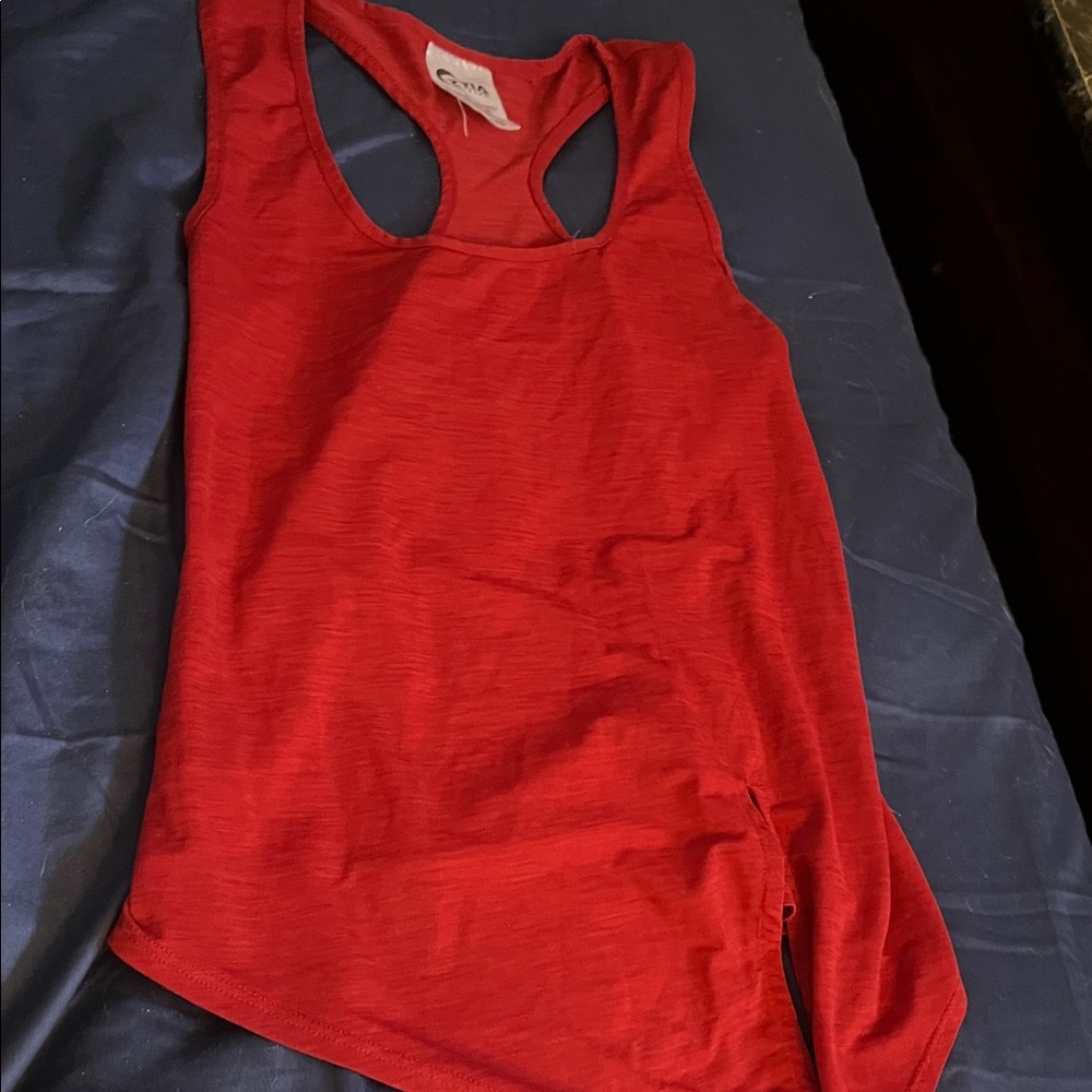 Alia Vibrant Red Tank Top